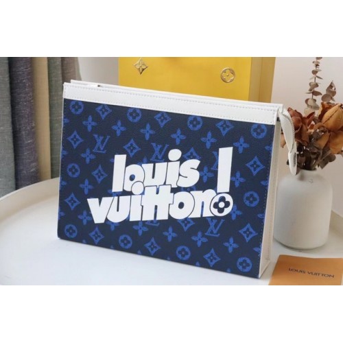 Cestovní taška Louis Vuitton MM M61692 modrá