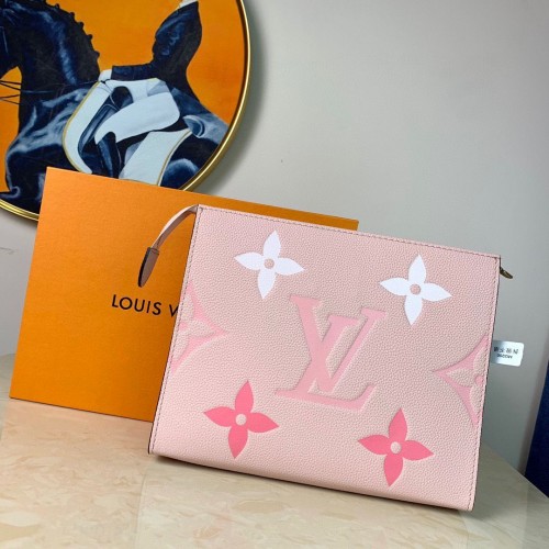 Louis Vuitton POCHETTE VOYAGE MM M80504 Pink Saffron