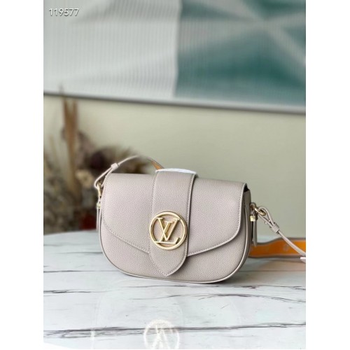Kabelka Louis Vuitton PONT 9 SOFT MM M58968 šedá