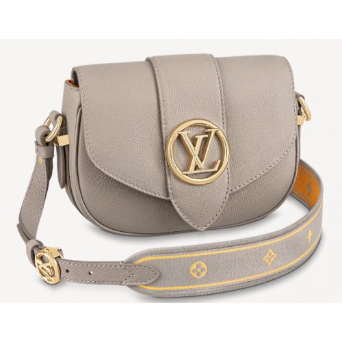 Kabelka Louis Vuitton PONT 9 SOFT PM M58728 šedá
