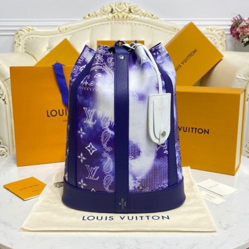 Kabelka Louis Vuitton RANDONEE MESSENGER M45968 modrá