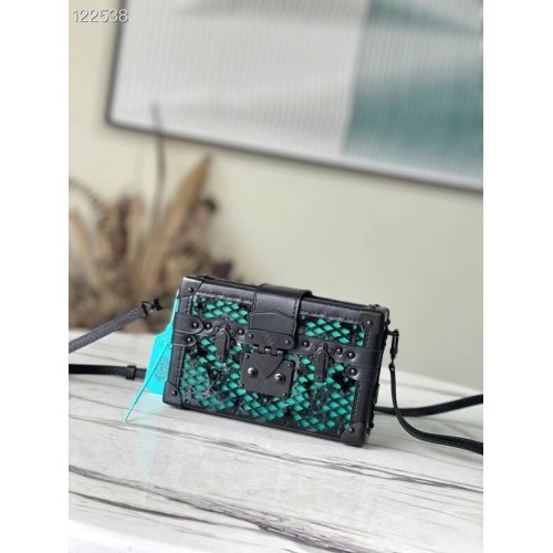 Kabelka Louis Vuitton Ramadan Exclusive Petite Malle M20590 zelená