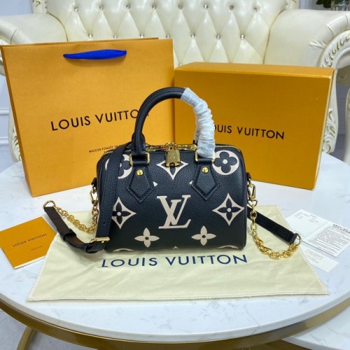Kabelka Louis Vuitton SPEEDY BANDOULIERE 20 M58953 černá a béžová