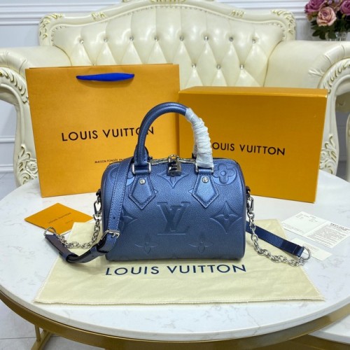 Kabelka Louis Vuitton SPEEDY BANDOULIERE 20 M58953 modrá