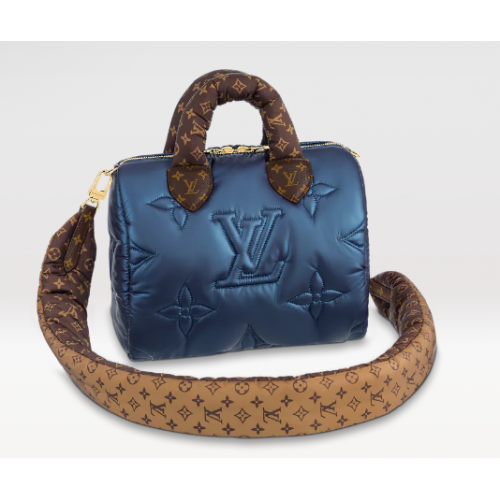Kabelka Louis Vuitton SPEEDY BANDOULIERE 25 M20973 tmavě modrá