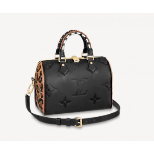 Kabelka Louis Vuitton SPEEDY BANDOULIERE 25 M58524 černá