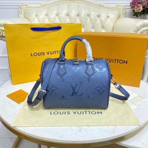 Kabelka Louis Vuitton SPEEDY BANDOULIERE 25 M58947 modrá