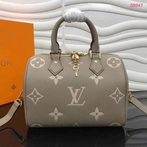 Kabelka Louis Vuitton SPEEDY BANDOULIERE 25 M58947 šedá