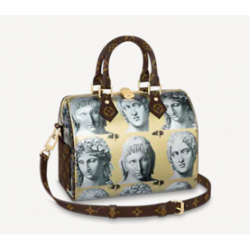 Kabelka Louis Vuitton SPEEDY BANDOULIERE 25 M59136 zlatá