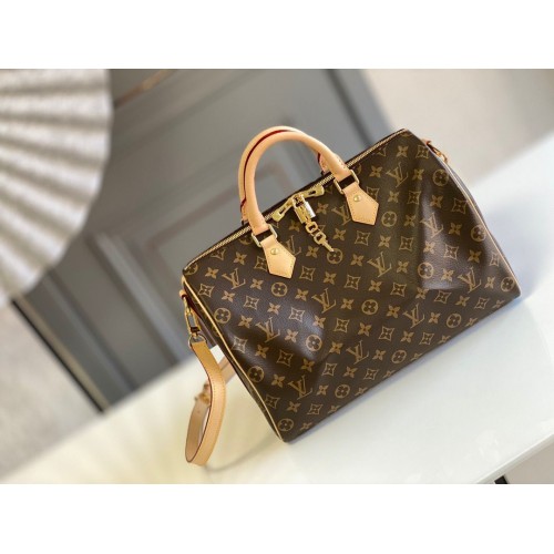 Louis Vuitton Speedy 35 Originální kožená taška přes rameno M40392