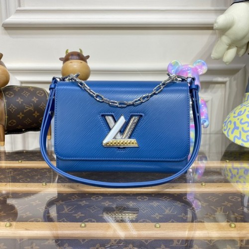 Kabelka Louis Vuitton TWIST MM M50282 modrá