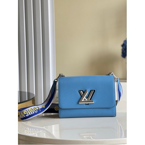 Louis Vuitton TWIST MM M57505 Bleuet Blue