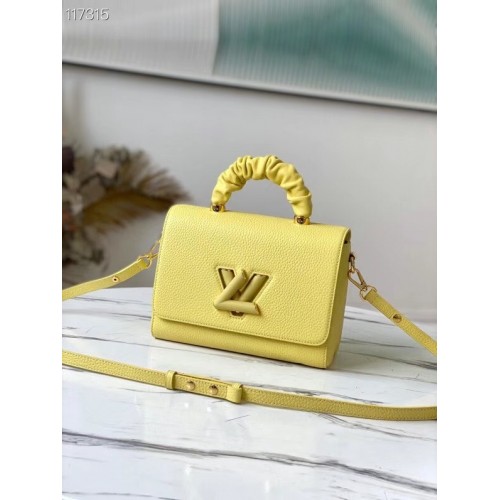Kabelka Louis Vuitton TWIST MM M58688 zázvorově žlutá
