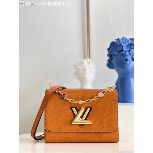 Kabelka Louis Vuitton TWIST PM M20840 zlatá, béžová