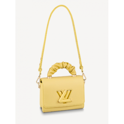Kabelka Louis Vuitton TWIST PM M58691 zázvorově žlutá