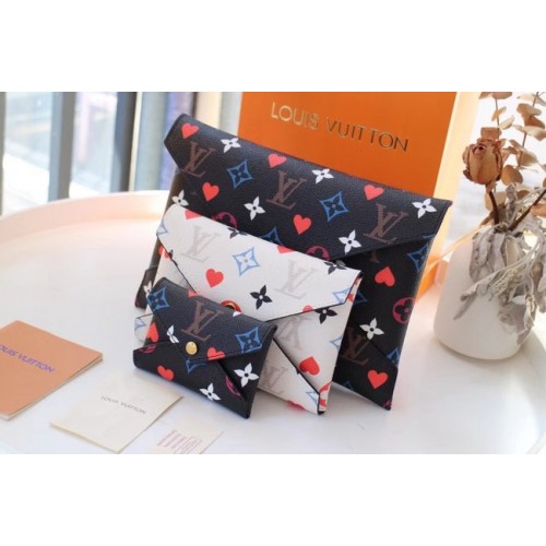 Originální kabelka Louis Vuitton POCHETTE KIRIGAMI M67600 černá a bílá