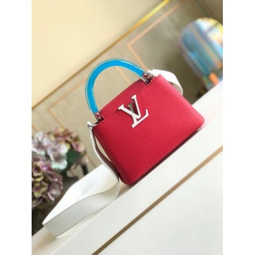 Kabelka Louis Vuitton CAPUCINES MINI M56072 ČERVENÁ