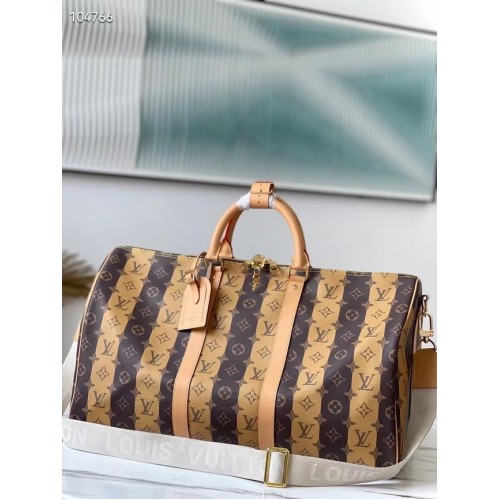 Kabelka Louis Vuitton KEEPALL BANDOULIERE 50 N40567 hnědá