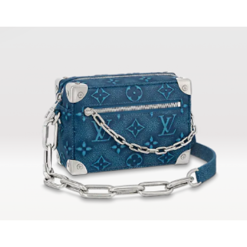 Louis Vuitton MINI MĚKKÝ KUFR M21368 Džínová modrá
