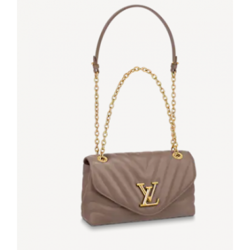 Kabelka Louis Vuitton NEW WAVE CHAIN M58549 tmavě šedohnědá