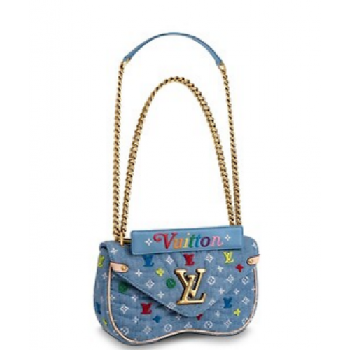 Kabelka Louis Vuitton NEW WAVE Medium M53692 modrá