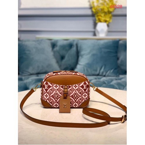 Originální kožená kabelka Louis Vuitton M45528 hnědá