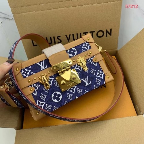 Kabelka Louis Vuitton SINCE 1854 PETITE MALLE M57212 modrá