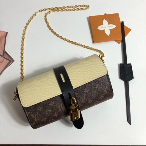 Plátěné POUZDRO NA BRÝLE Louis Vuitton monogram M43903 krémově bílé