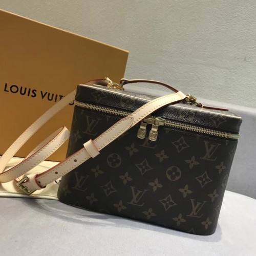 Plátěná taška Louis Vuitton s monogramem NICE BB M42265