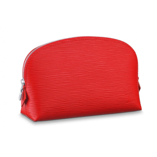 Louis vuitton originál Epi Leather COSMETIC POUCH PM M52030 Coquelicot