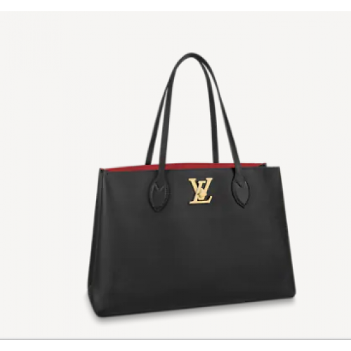 Originální kabelka Louis Vuitton LOCKME SHOPPER M57345 černá