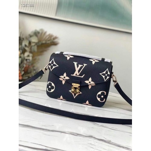 Originální kabelka Louis Vuitton CRAFTY POCHETTE METIS M45596 černá