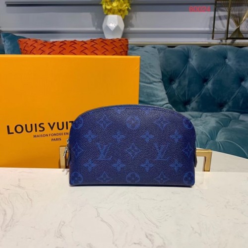 Louis Vuitton originální Monogram kosmetická taštička PM M52030 modrá