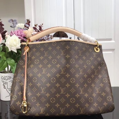 Originální plátěná kabelka Louis Vuitton Monogram ARTSY MM M44869