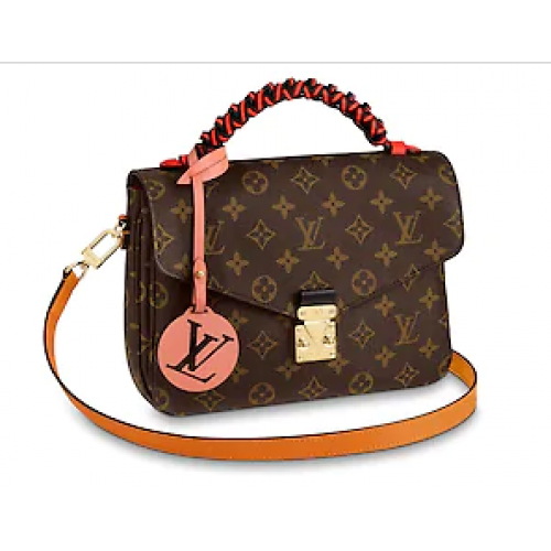 Louis Vuitton originální monogram plátěná kabelka METIS M43984 hnědá