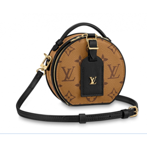 Louis vuitton originální Monogram Reverse Canvas MINI BOITE CHAPEAU M44699