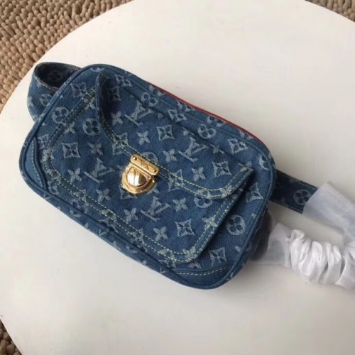 Originální kabelka Louis Vuitton OUTDOOR M44466 modrá