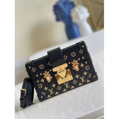Originální kabelka Louis Vuitton PETITE MALLE M57817 černá