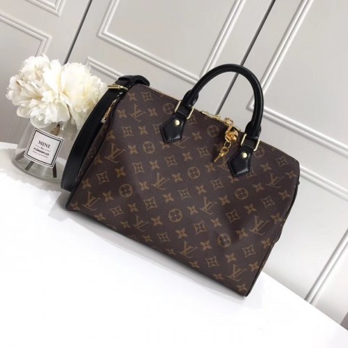 Louis Vuitton originální kabelka SPEEDY BANDOULIERE 30 M41112 černá