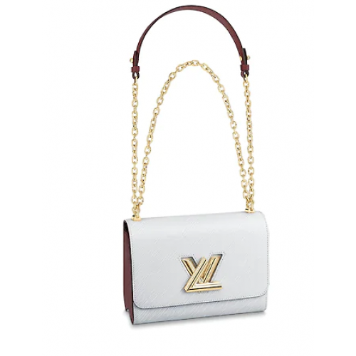 Originální kabelka Louis Vuitton TWIST MM M53596 bílá