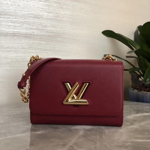Originální kabelka Louis Vuitton TWIST MM M53597 Bordeaux