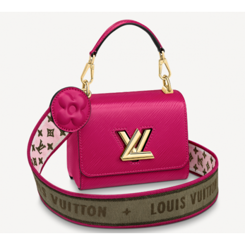 Louis Vuitton originální kabelka TWIST MM M57050 Agathe Rose Pink