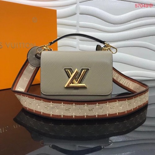 Originální kabelka Louis Vuitton TWIST MM M57050 šedá