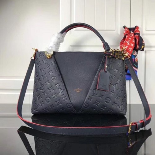 Originální kabelka Louis Vuitton V TOTE BB M44397 Navy