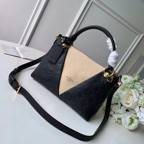 Originální kabelka Louis Vuitton V TOTE BB M44397 růžová a béžová