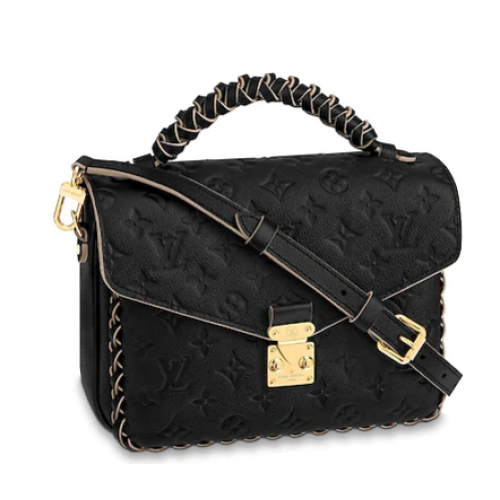 Louis Vuitton originální kabelka s monogramovým potiskem Metis M43942 černá