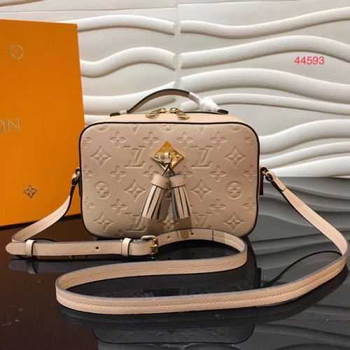 Louis Vuitton originální mongram tisk SAINTONGE M44593 meruňka