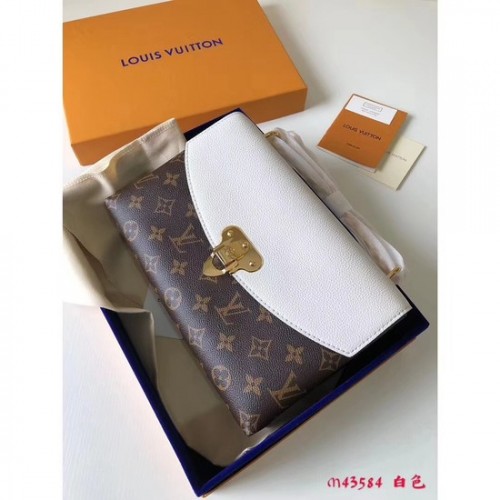 Originální monogramová plátěná taška Louis Vuitton SAINT PLACIDE M44274 bílá