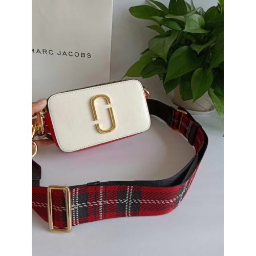 Kabelka přes rameno MARC JACOBS Snapshot ze safínové kůže 23770