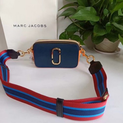 Kabelka přes rameno MARC JACOBS Snapshot ze safínové kůže 23778